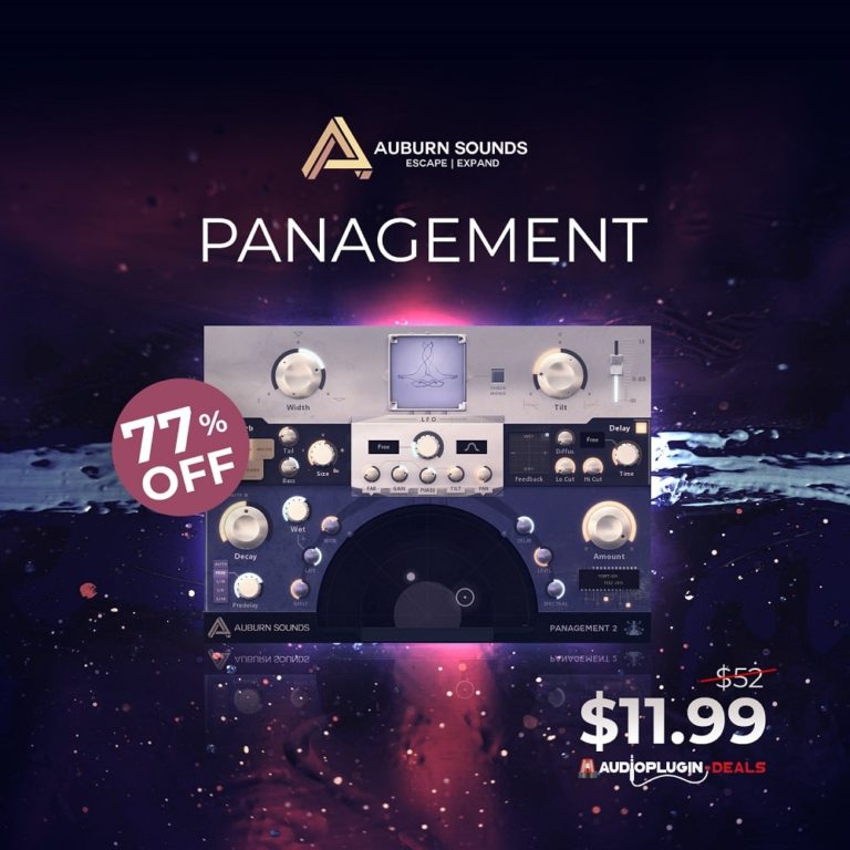 Panagement 2 by Auburn Sounds バイノーラルパナーが77OFF